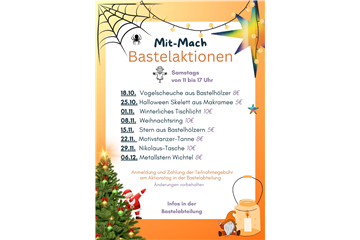 Mit-Mach-Bastelaktionen 2025