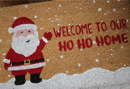 Weihnachtsfußmatten