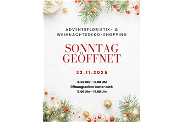 Sonntag geöffnet