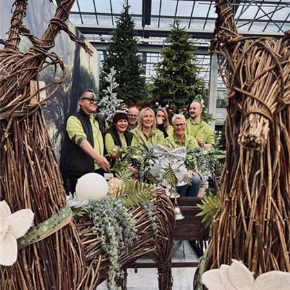 Fotoshooting mit dem Nikolaus