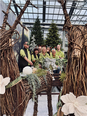 Fotoshooting mit dem Nikolaus