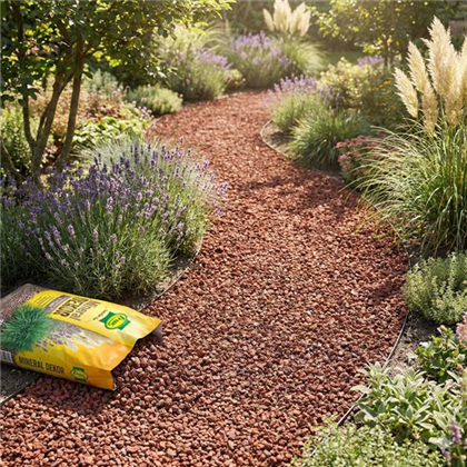 Mulchen und dekorieren