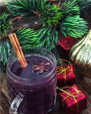Stimmungsvoller Weihnachtsbaumverkauf