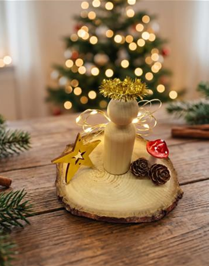 Mit-Mach-Bastelaktion "Weihnachtsengel"